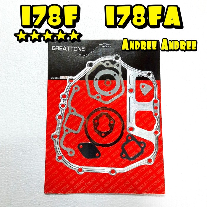 {{{{}}] Gasket Paking Cylinder Set Solar Diesel 178 178F 178FA