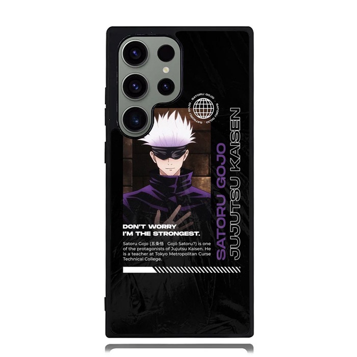 Casing Case Custom Samsung S24 S23 S22 S21 S20 FE Ultra Plus Gojo Jujutsu Kaisen AE2343 Hardcase A4