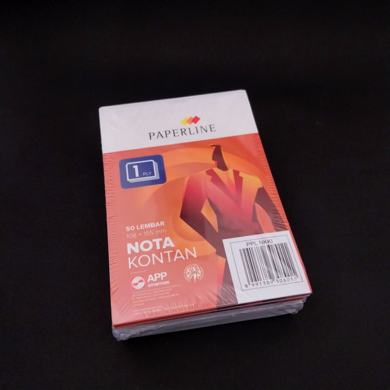 

(1 pack) Buku Nota Kontan 1 ply Paperline / Nota Kecil Rangkap 1