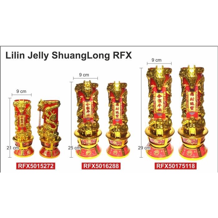 

Lilin Jelly Shuang Long Naga Sembahyang Buddhis 015