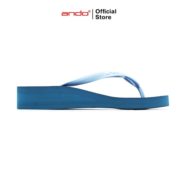 Ando Official Sandal Jepit Shena Wanita Dewasa - Denim/Dusty Blue