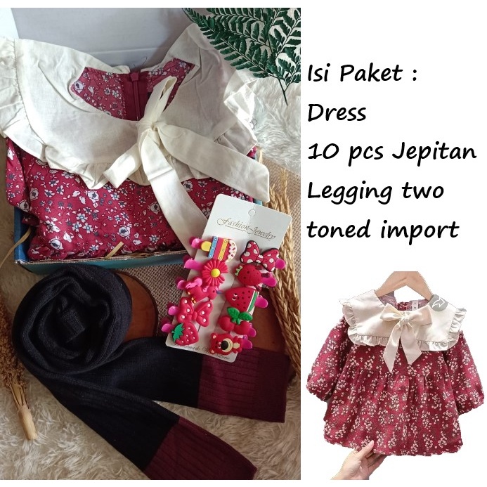 [BABY'S NEEDS] Hampers Kado Ulang Tahun Dress Import Anak Perempuan Usia 1- 7 Tahun - Hadiah kado