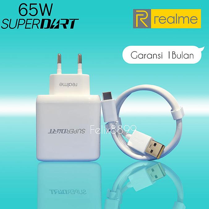 Charger Casan Realme 7 8 Pro Super Dart Original 65W 65 Watt Type C