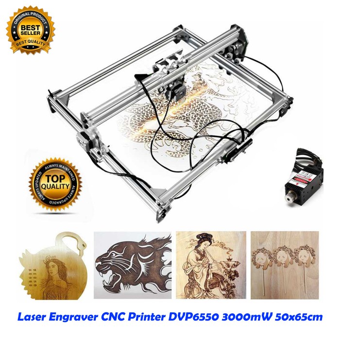 

Printer Grafir 2 Axis Laser Engraver Engraving Dvp6550 3000Mw 50X65Cm