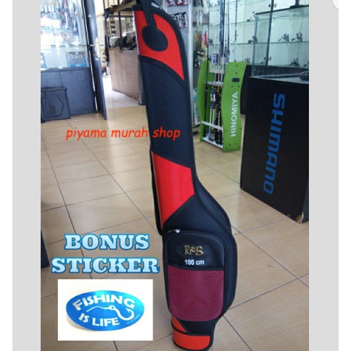 Promo Best Seller Tas Joran Pancing Hard Case Fiber Rnb 100 Cm