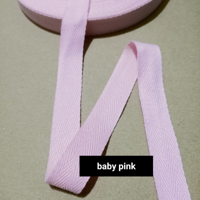 

twill tape cotton bias tape, bisban katun 2cm