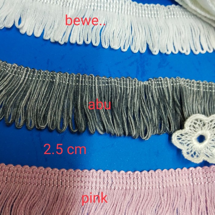 

RENDA rumbai harga 27.000/25 meter
