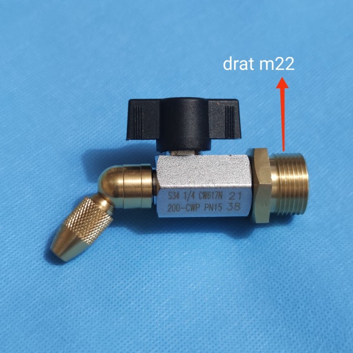 Nozzle Jet Cleaner L Drat M22 Italy Alat Cuci Ac