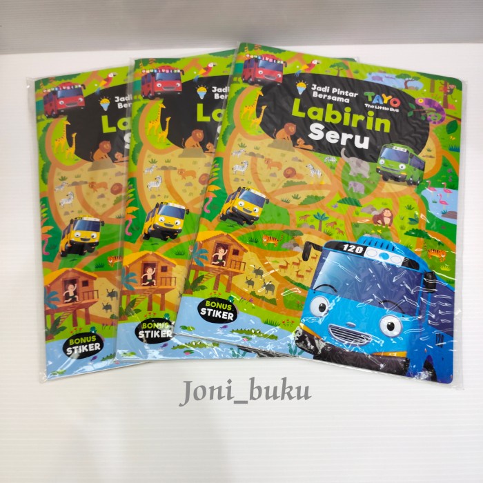 

Jual!! Buku Tayo the little bus - Labirin seru Buku anak