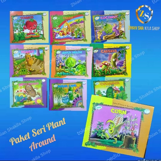 

Terlaris!! Buku Cerita Anak-Paket Seri Plant Around Us-Isi 10 Buku Bilingual