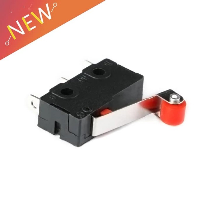 Roller Arm Micro Limit Switch 3pin NO NC 5A 250V for CNC 3D Printer