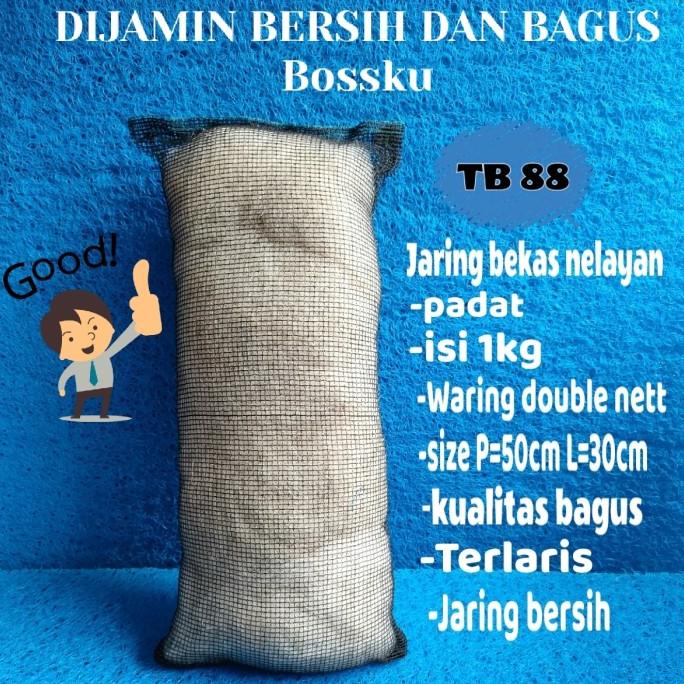 Termurah Jaring Bekas Nelayan 1 Kg Media Filter Kolam Koi