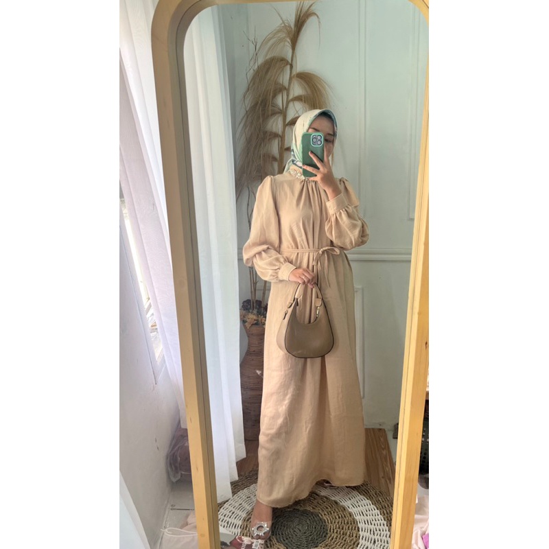 [SYAR'I TILL JANNAH] LIANA DRESS, GAMIS COUPLE IBU & ANAK,BAJU COUPLE, GAMIS ANAK PEREMPUAN,SATIN