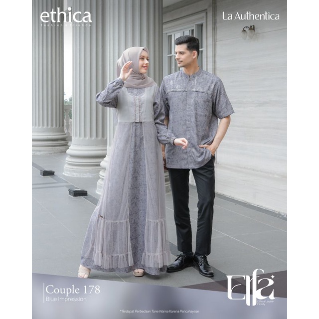 [SYAR'I TILL JANNAH] ETHICA COUPLE 178 BLUE IMPRESSION ORI