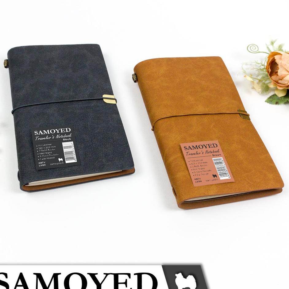 

Buku Tulis / Catatan / Agenda / Jurnal / Traveler'S Notebook / Diary / Journal Samoyed Nbtv-L6