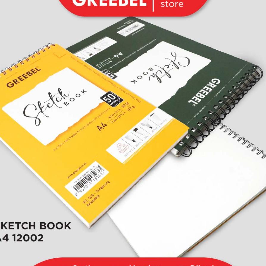 

Greebel Sketchbook A4 12002/ Buku Gambar Sketsa, Drawing Book