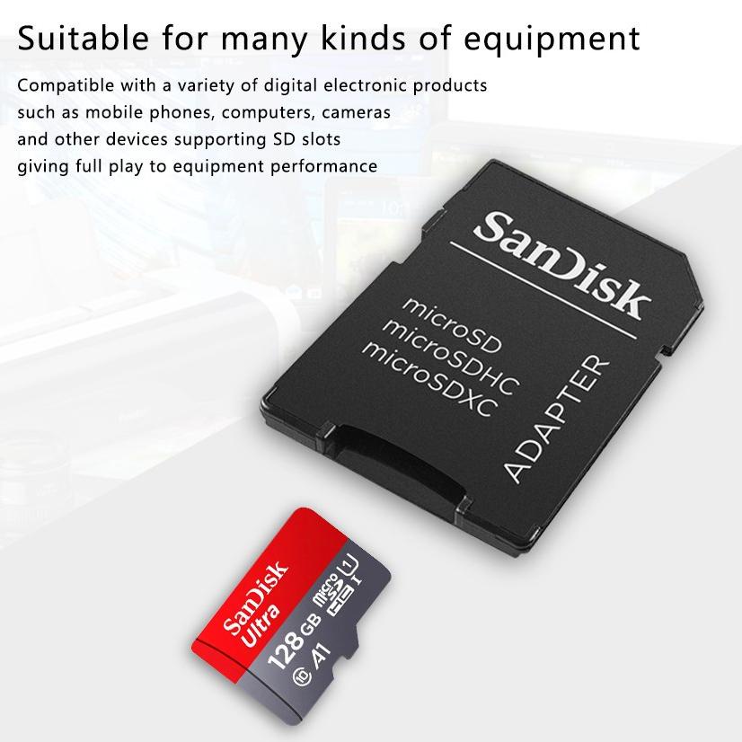 Bisa Cod Sandisk Micro Sd Memory Card A1 Class 10 150Mb/S High Speed 32Gb 64Gb 128Gb 256Gb Sd Card W