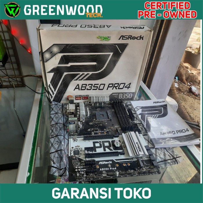 Mobo motherboard asrock ab350 pro 4 atx