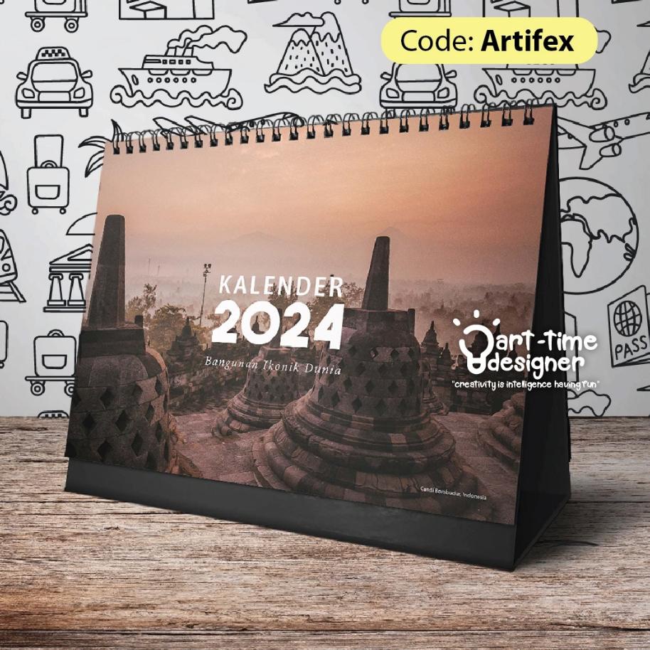 

Kalender Meja 2024 Bangunan Ikonik Dunia Artifex