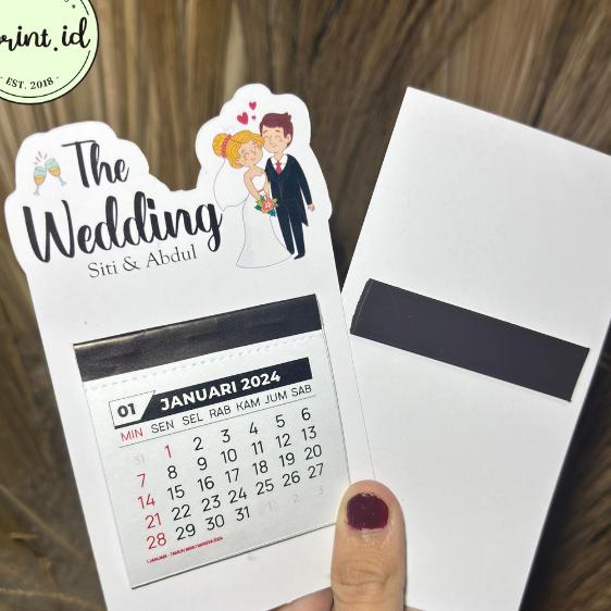 

Kalender Magnet 2024 Custom - Paket 8 Pcs 12 Pcs 24 Pcs
