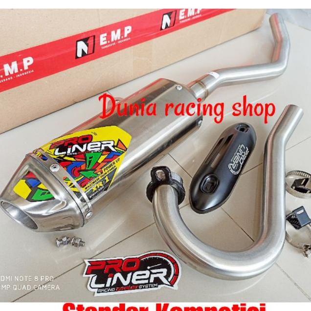 Knalpot Proliner Xr1 Xr 1 Wr155 Wr 155 Crf 150 Klx 150 Dtraer 150 Fullsystem Stenlis Proliner