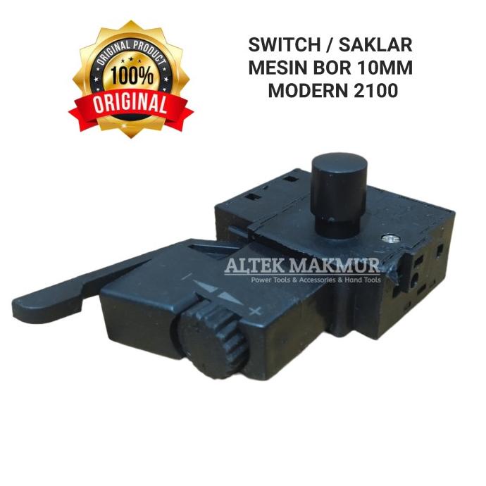 Switch Mesin Bor 10Mm Bolak Balik Modern 2100 Saklar Bor 10 Mm M2100C