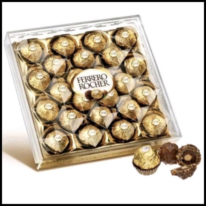 

NEW Ferrero Rocher Chocolate T24 Isi 24 Coklat Valentine Kado Valentin