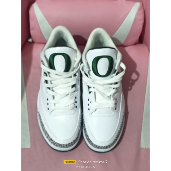 AIR JORDAN RETRO 3 OREGON PLAYER EXCLUSIVE SAMPLE TAG PROMO EDITION