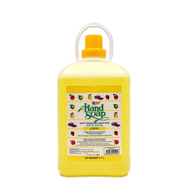YURI HANDSOAP LIQUID LEMON 3.7 LITER