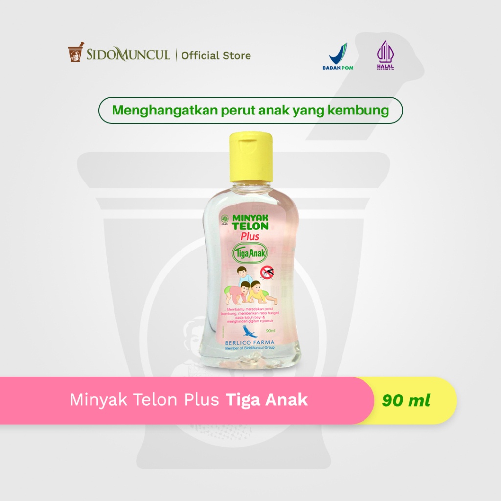 Minyak Telon Plus Tiga Anak 90mL