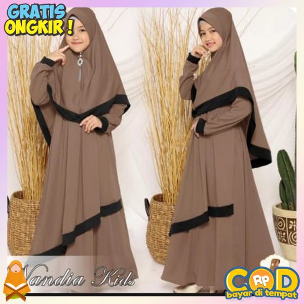 Dress Muslimah Umur Tanggung Gmis Fashion Anak Cewek Gamiz Kits Cantik Soleha Ganis Muslim Gasmis An
