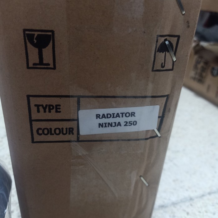 New Radiator Bpro Ninja 250Fi Old Lengkung Radiator Ninja 250 Fi Old Bpro Free Ongkir