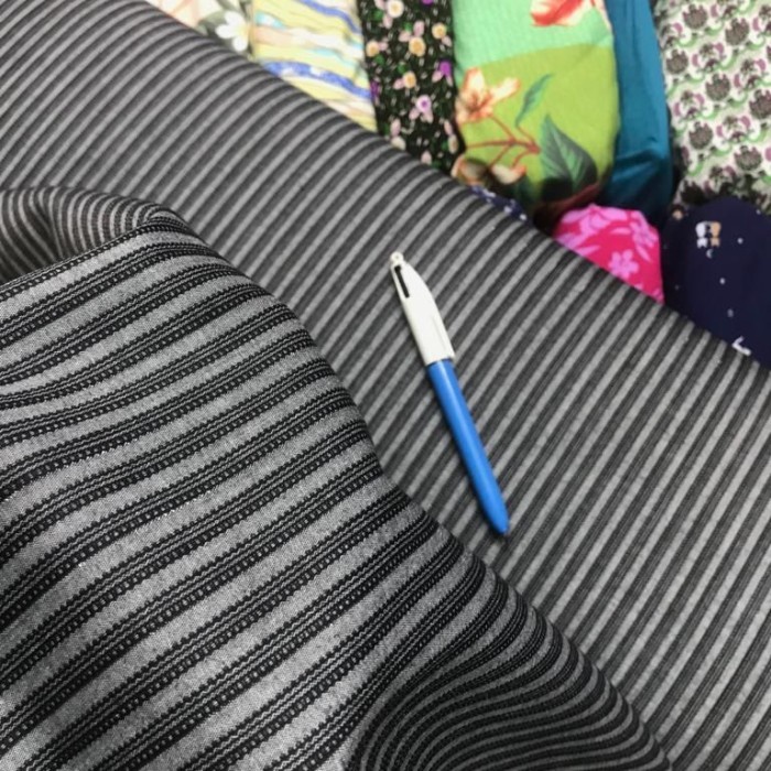 Katun Rayon Motif Salur. Katun Rayon . Kain Rayon Bahan Gamis Ready