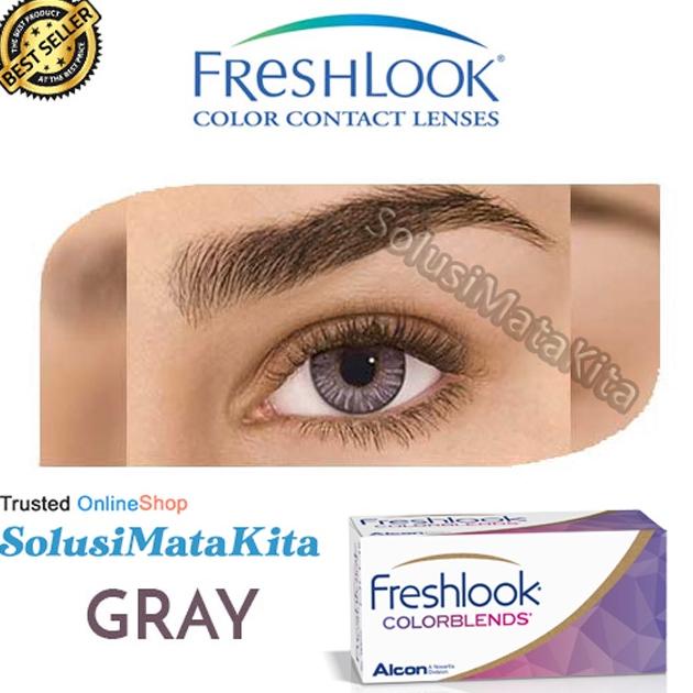 Softlens Freshlook Colorblends - Gray | Normal S/D - 8.00 | Alcon