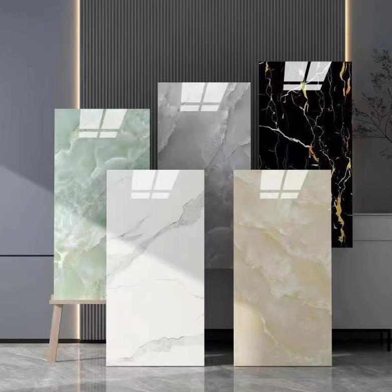 TERBARU [Alumunium Foil] Wallpaper dinding VINYL Marble 30 x 60 cm /  Lantai Vinyl Keramik Marbel Granit / Stiker Lemari Cabinet Marbel Ready kak,Siap Proses Kirim