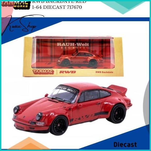 TARMAC RWB Backdate Red 1-64 Diecast 717670 16novz3 onderdil