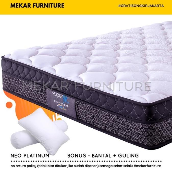 Kasur Spring Bed COMFORTA Super Fit Neo Platinum - 120 X 200