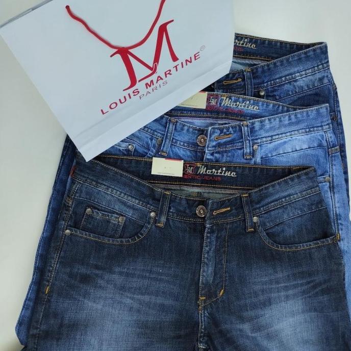 Celana Jeans Lois Martine Pria Original Asli 100% Panjang Jumbo