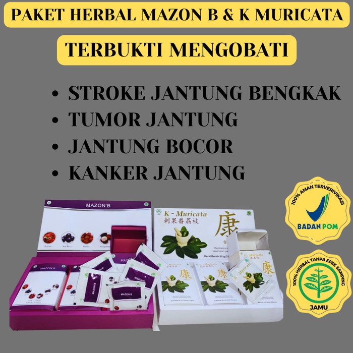 

Obat Herbal Kanker Tumor Stroke Jantung Terbukti Mazon B K Muricata
