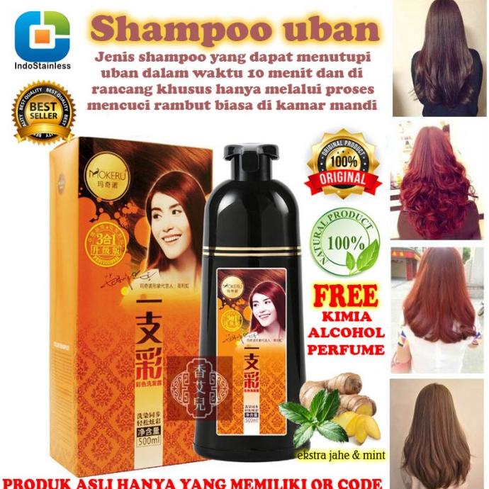 

MOKERU SHAMPOO SEMIR HERBAL/ SHAMPOO UBAN/MAGIC SHAMPOO/ SHAMPOO WARNA