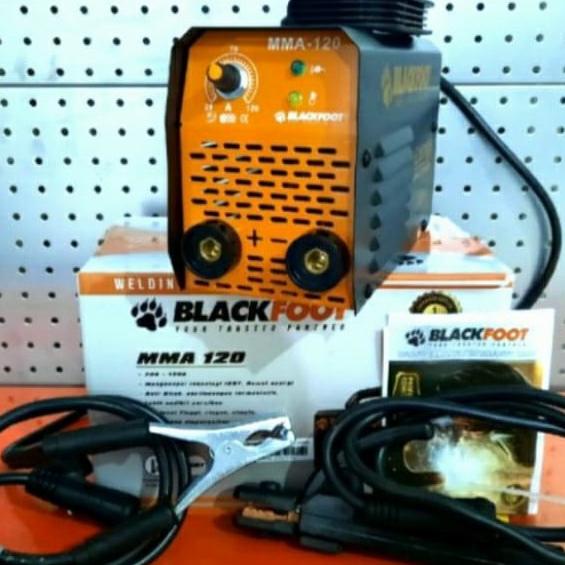 Blackfoot Mesin Travo Las Travo Inverter 350 watt IGBT MMA 120 A Hitam