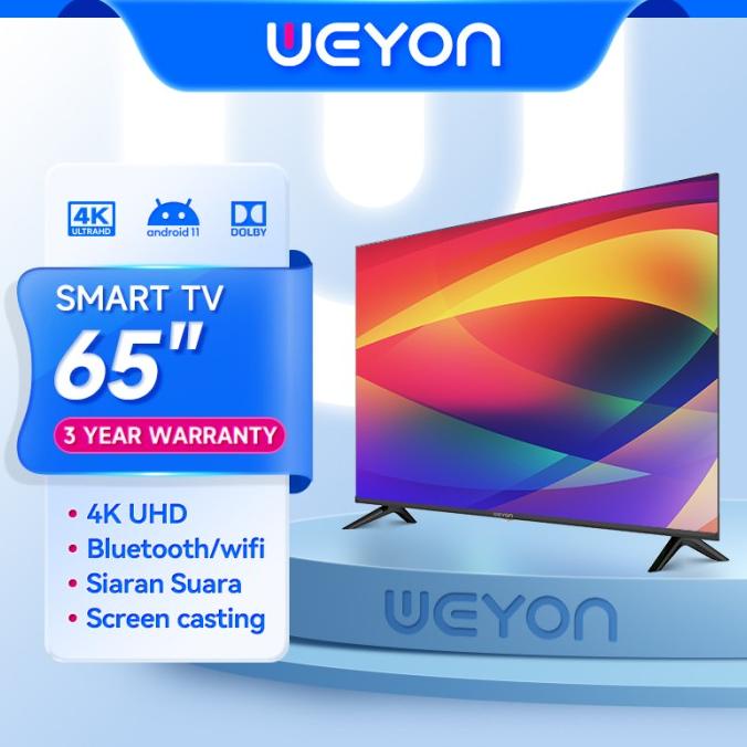 Weyon Sakura Smart Digital TV 50/55/65 inch 4K UHD Android 11.0 Televi