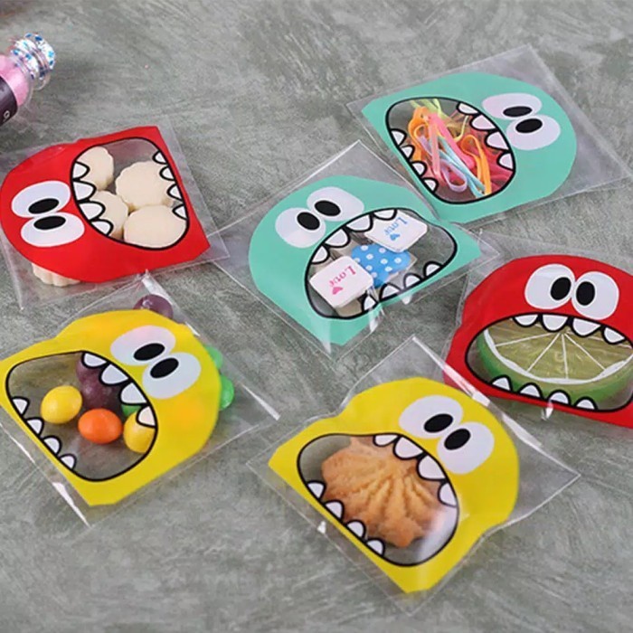 

@#@#@#] PLASTIK OPP MONSTER 7X7 /10X10 1 PACK 100PCS