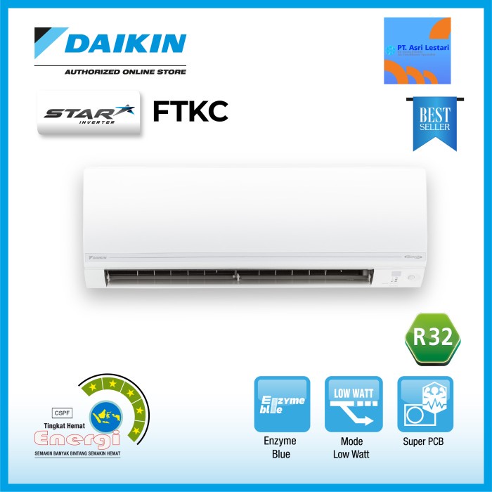 Ac Daikin Inverter 2 Pk Stkc50Tv / Ftkc-50Tvm4 / Ftkc 50Tvm4 Ready