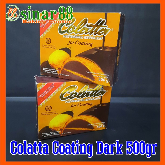 

cusss order] Colatta Coating Dark 500gr (Coklat Siram)