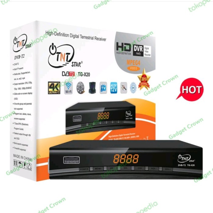 SET TOP BOX STB TV DIGITAL DVB T2 TNT STAR TG-X20