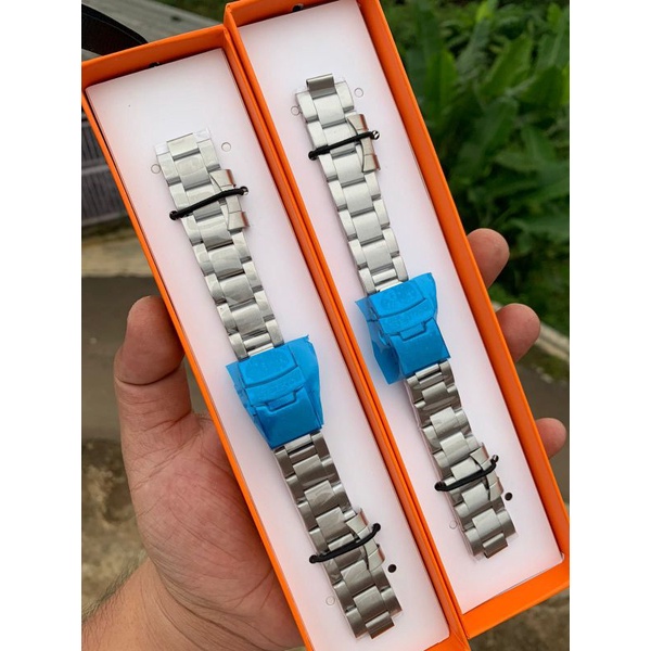 Strap tali jam tangan rante seiko 19mm solid berkualitas