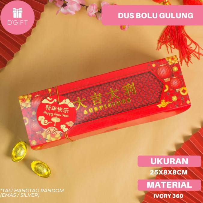 

PREMIUM Dus Rollcake SINCIA | Kotak Bolu Gulung Imlek|Box Lapis Legit