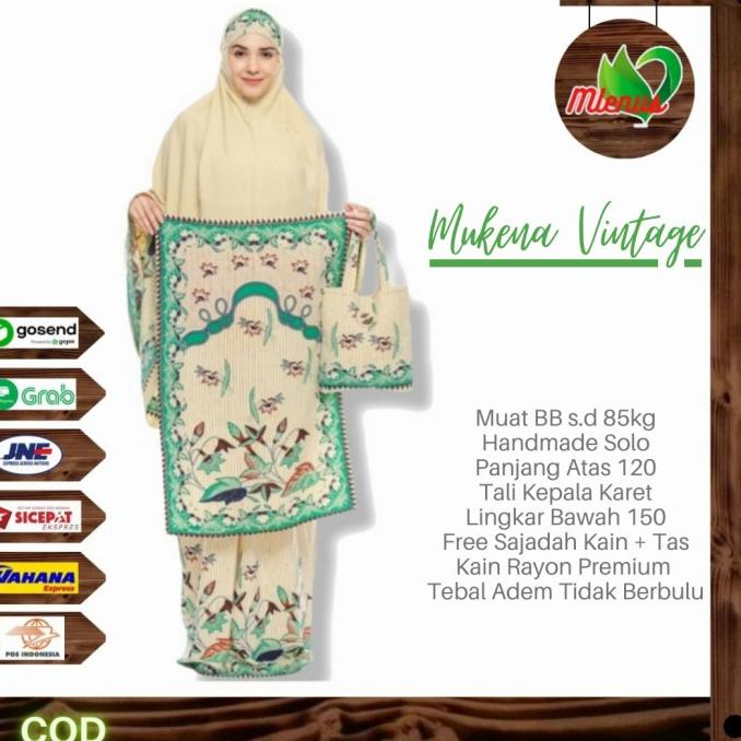 MILIKI MUKENA PREMIUM DEWASA|RUKUH SHOLAT|MUKENAH BATIK VINTAGE SRITEX TRAVEL TERMURAH