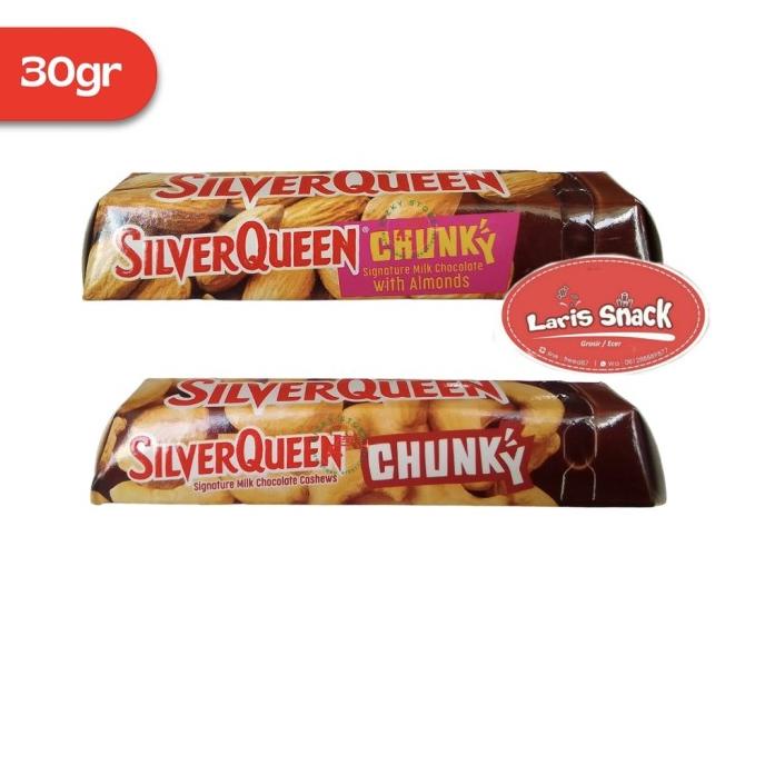 

Coklat Silverqueen Bar Chunky 30gr (Satuan)